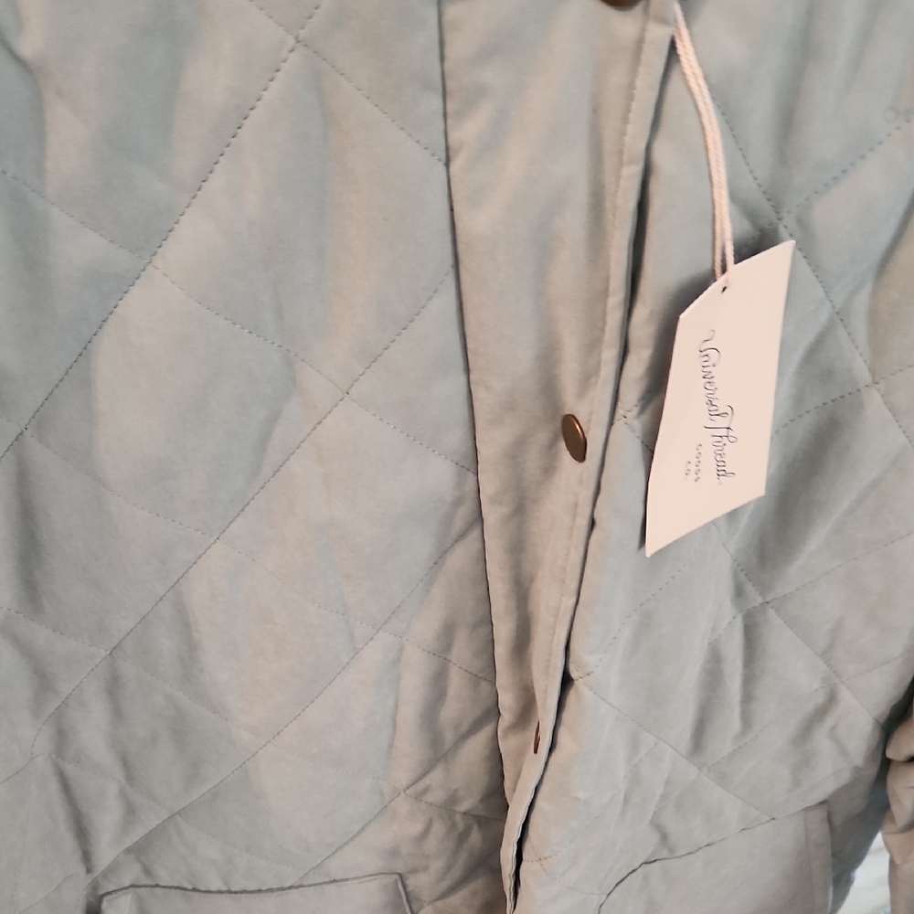 Universal Thread Quilted Oversized Jacket in Sage… - image 3